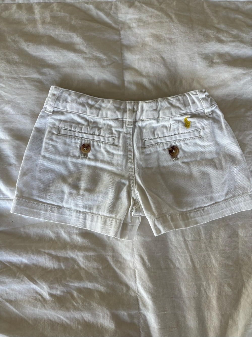 Girls 4T Ralph Lauren white chino shorts